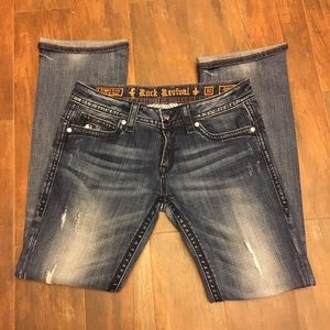 Rock Revival boot cut jeans, size 32.